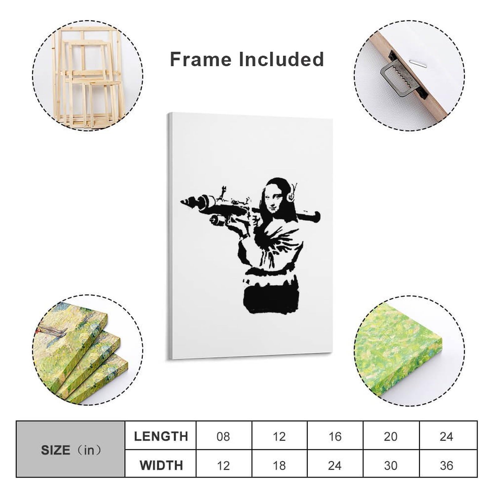 Amazon.co.jp: バンクシー・モナリザ・ロケットランチャーの 芸術